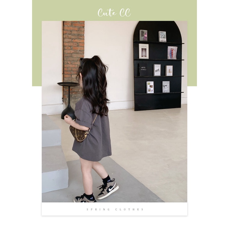 Áo Thun Cotton Ngắn Tay Thiết Kế Mới Thời Trang Mùa Hè Dành Cho Bé Gái 2022