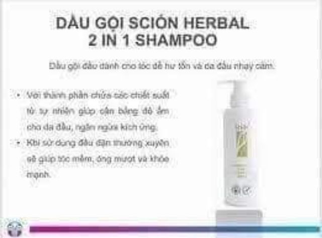 Dầu Gội Thảo Mộc 2 in 1