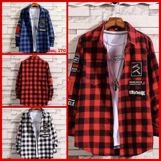 Áo Sơ Mi Flannel 3 Màu ( kèm ảnh thật )