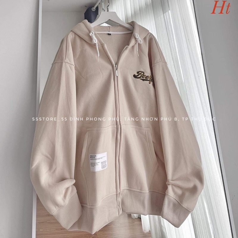 Áo khoác nỉ cotton BEE HT12