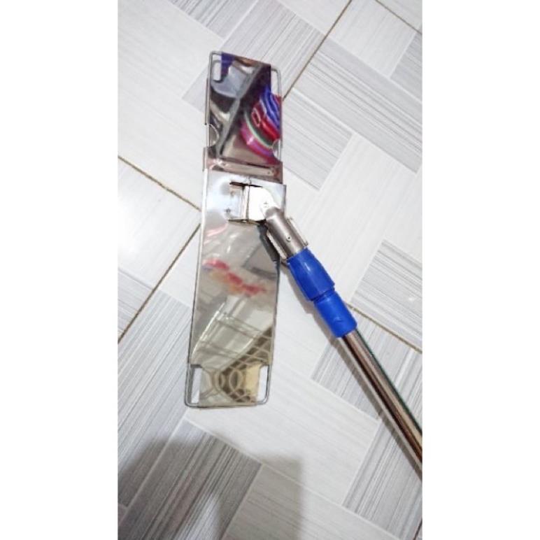 [Kho sỉ]  Cây lau nhà inox sợi san hô cán rút siêu bền
