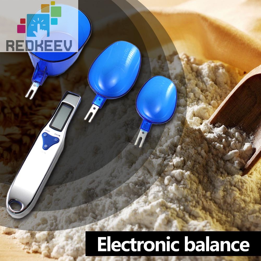 Muỗng đo lường điện tử kèm 3 muỗng tiện dụng cho nhà bếp