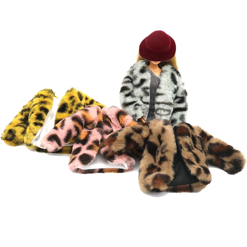 Leopard Coat 29cm Doll Clothes