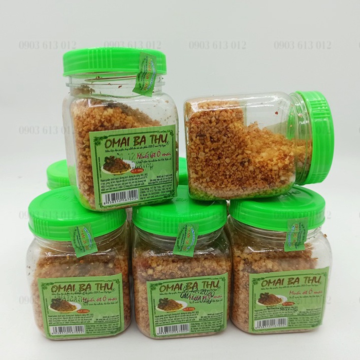 Muối ô mai chấm xoài- Vị ô mai tự nhiên từ Hà Nội (1 lọ/100g), muối ô mai bà Thu có tem chống hàng giả chính hãng siêu