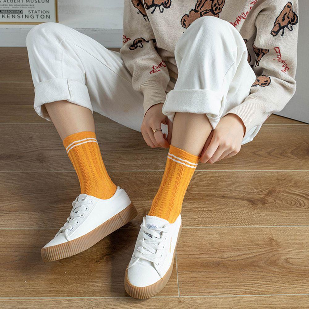 Vớ Cotton Thoáng Khí Họa Tiết Trái Cây Dễ Thương Dành Cho Nữ