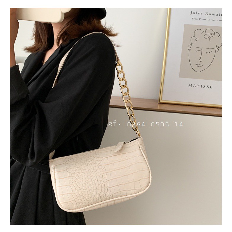 [Mã FAMAYWA2 giảm 10k đơn từ 50k] Túi Kẹp Nách Nữ Da Mềm ♥️FREESHIP♥️ Túi Đeo Chéo Da Rắn Kẹp Nách Hàn Quốc HQ148 | BigBuy360 - bigbuy360.vn