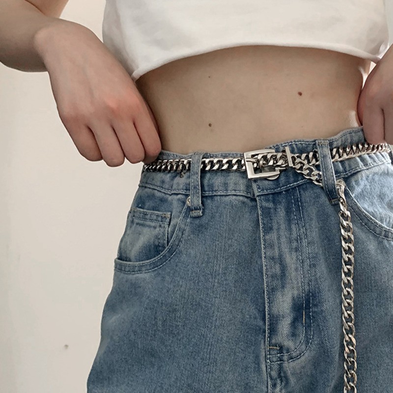 Thắt lưng kiểu dây xích phong cách hiphop cá tính