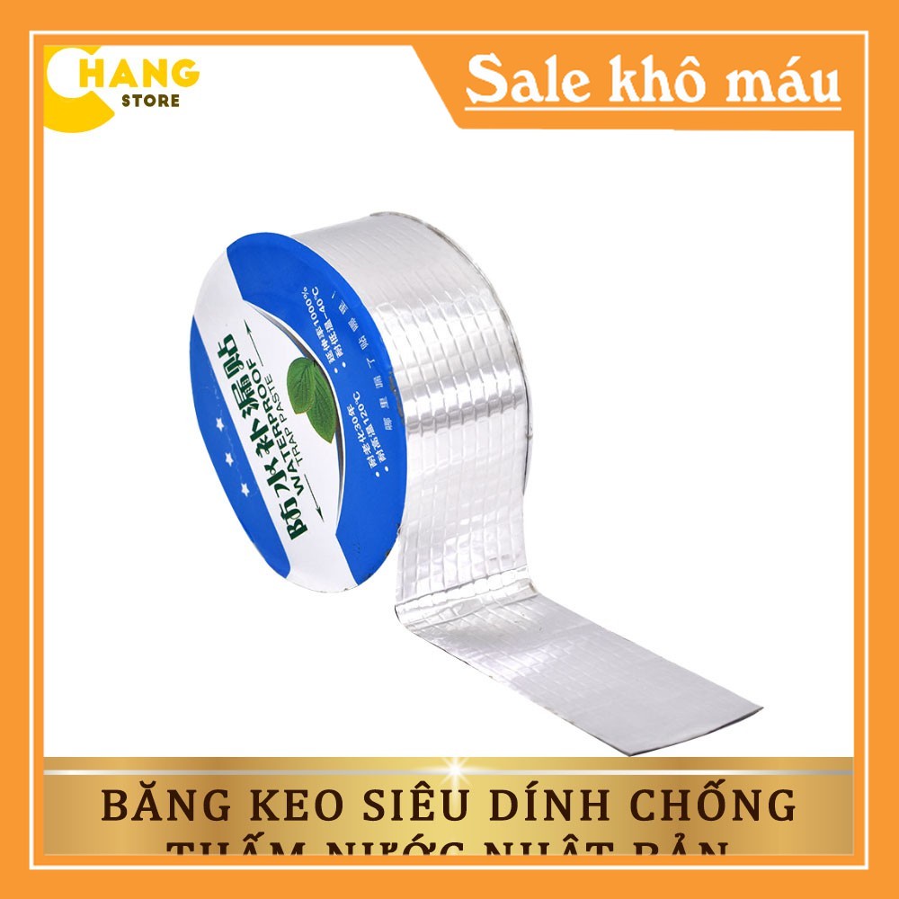 Băng Keo Siêu Dính Đa Năng, Chống Thấm Cho Tường, Trần Nhà, Mái Tôn, Ống Nước Chính Hãng Nhật Bản 5cmx5m __NgaanhShop