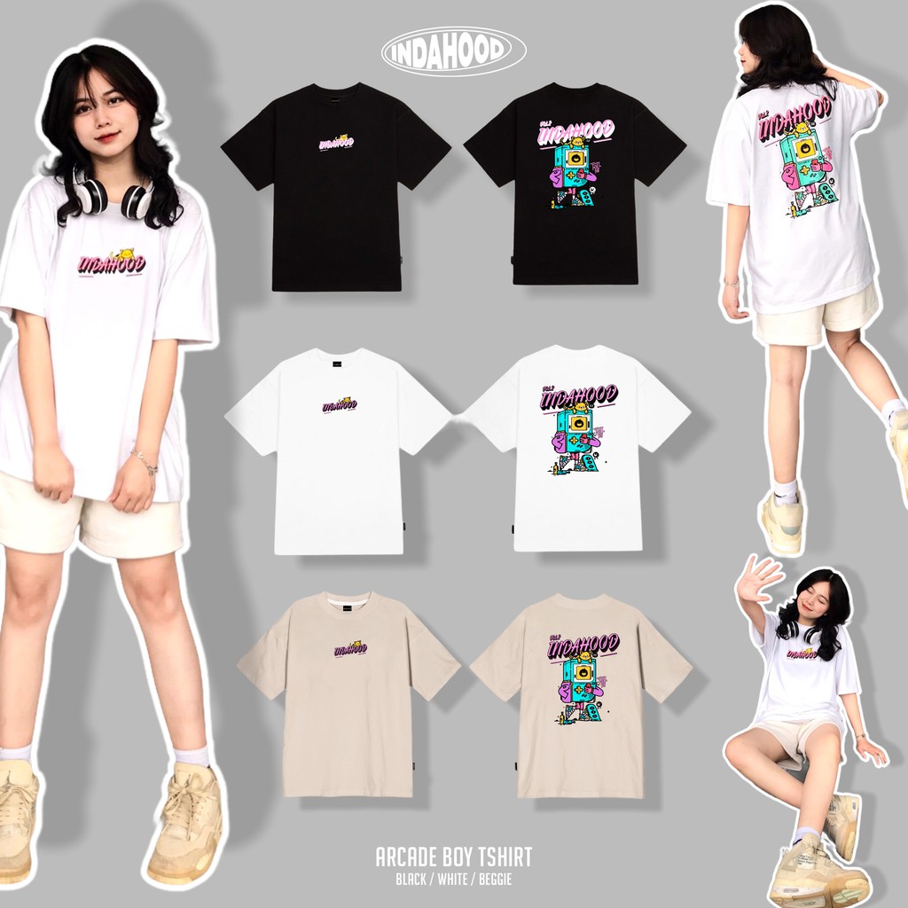 Áo thun Arcade Boy INDAHOOD unisex