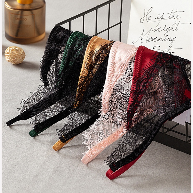 Quần Lót Cotton Mềm Không Đường May Viền Ren Gợi Cảm Cho Nữ