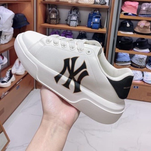 Giày sneaker nam nữ M.L.B chunky bản N.Y Hàn Quốc - độn đế 4cm full box , full bill - Next Fashion G08