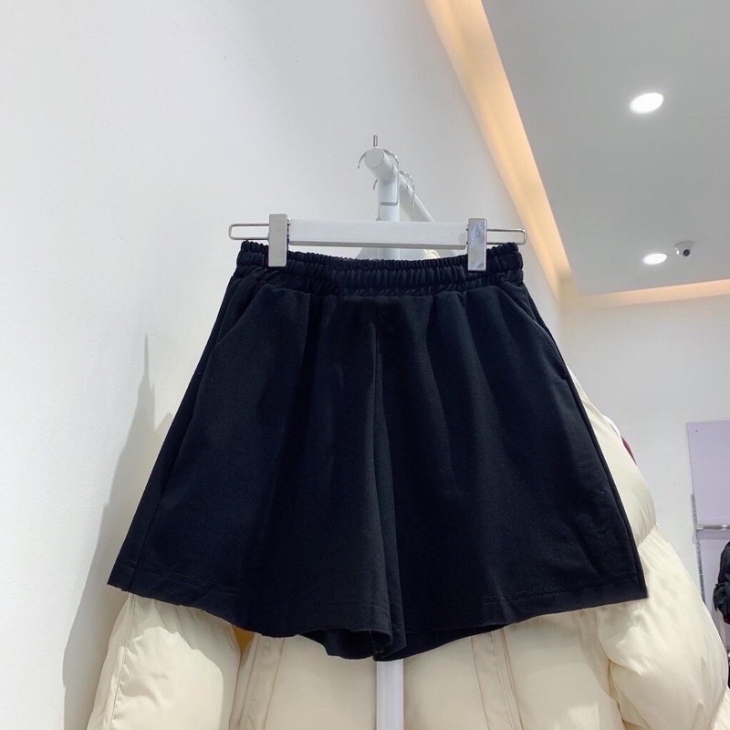 Quần short nỉ da cá basic phong cách HQ