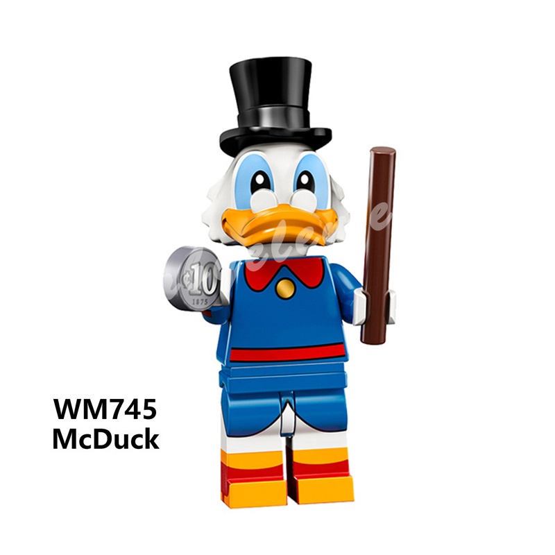 Mô Hình Đồ Chơi Mini 8 Kiểu Hoạt Hình Vịt Huey Chip Dale McDuck Dewey Vịt Louie WM6066