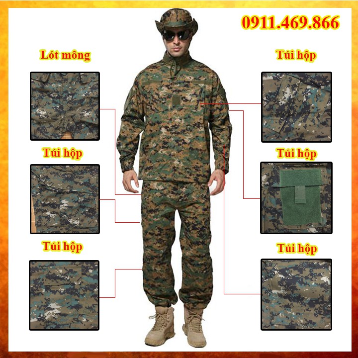 Bộ quần áo lính THỦY QUÂN LỤC CHIẾN MỸ
