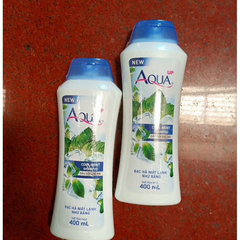 Dầu gội sạch gàu AQUA UP bạc hà mát lạnh 400ml