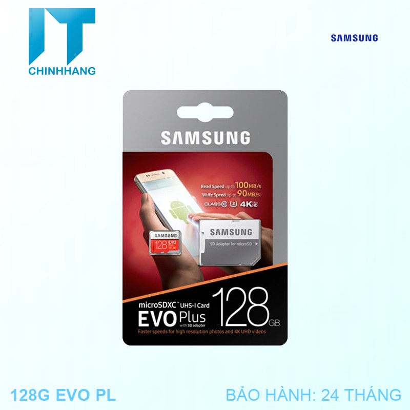 Thẻ nhớ Micro SDXC Samsung 128GB Evo Plus