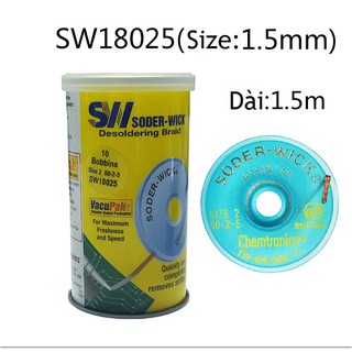 Cuộn dây hút thiếc Soder-Wick chính hãng Chemtronics USA