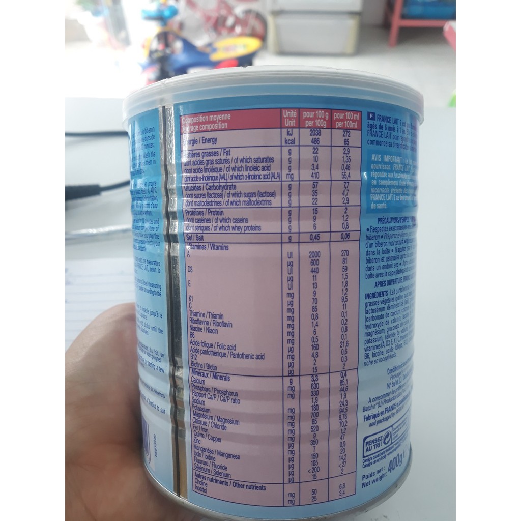 Sữa France lait số 2 400g