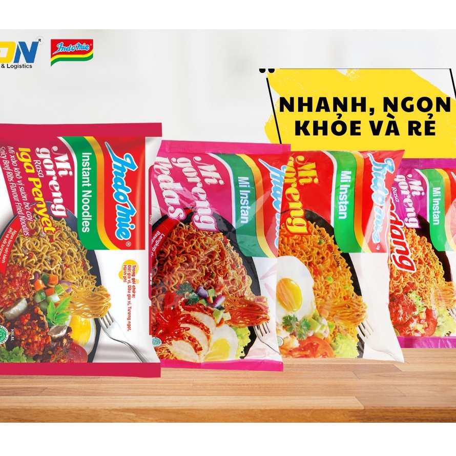 Thùng Mì INDOMIE đủ vị GIÁ SỈ 40 GÓI