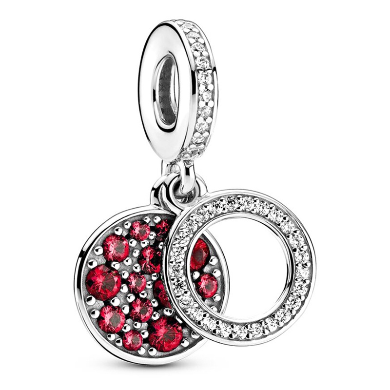 Son Môi Đỏ Trái Tim Tình Yêu Của Chúa Giàu Có Hạt Zircon Phù Hợp Làm Trang Sức Vòng Tay DIY Phù Hợp Làm Quà Cho Nam Và Nữ