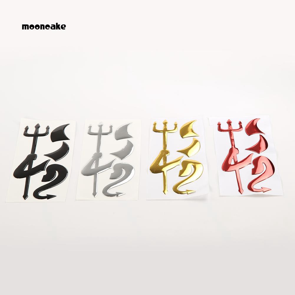 ☼Bánh Trung Thu☼Decal DáN Trang Trí HìNh QuáI VậT 3D Vui NhộN Cho Xe Hơi