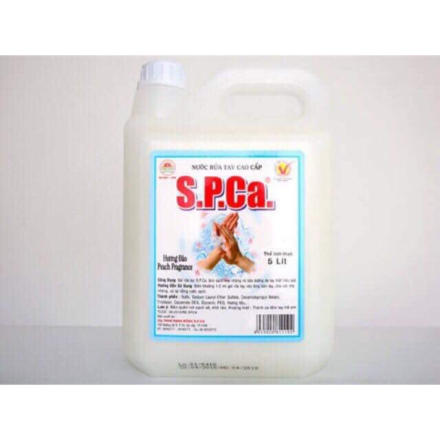 Nước rửa tay SPCA Can 5 lít/ nước rửa tay công nghiệp