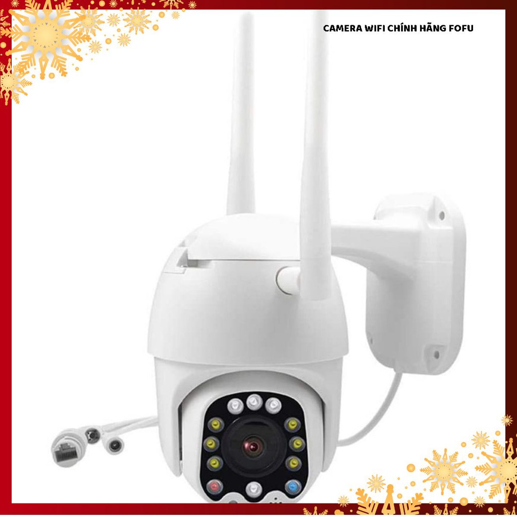 Camera IP Wifi Ngoài trời Yoosee Eye FF-C6W xoay 355 độ FullHD 1080P 8 LED hồng ngoại siêu xa MSP290104
