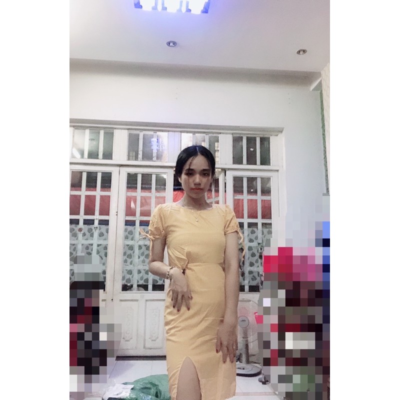 ĐẦM BODY SỌC XOẮN EO
