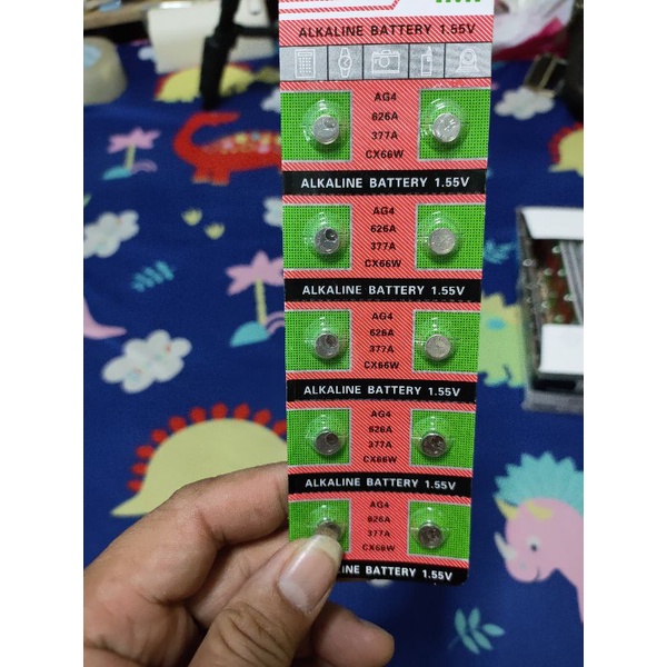 Pin đòng hồ sec 2vien