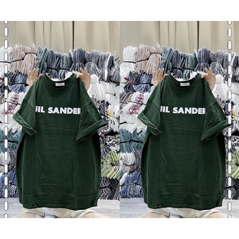 Áo phông 3158 áo thun đôi nam nữ chữ Jil sander chất cotton khô