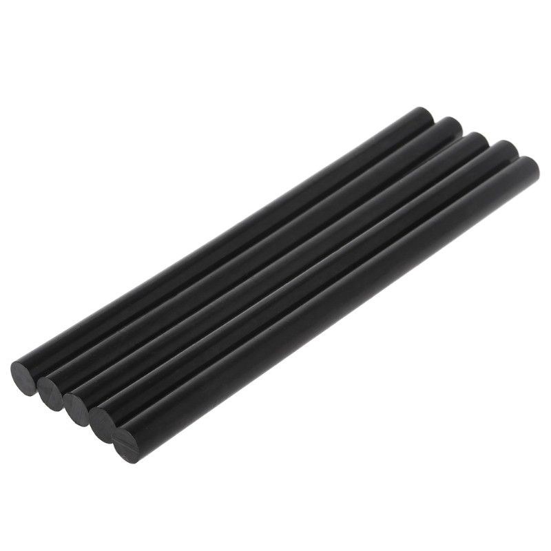 Set 5 cây keo nến màu đen 11mm chuyên dụng cho thợ làm đồ thủ công