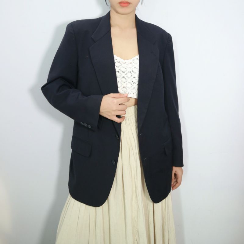 Áo blazer menswear xanh đen