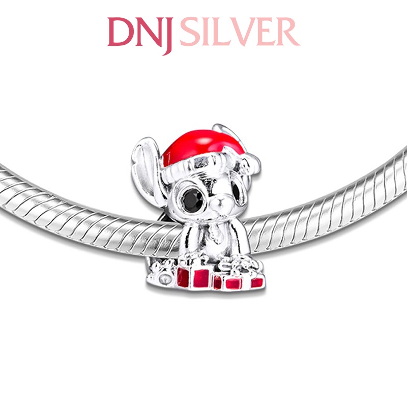 Charm bạc 925 cao cấp, hàng chuẩn bạc - Charm Stitch Christmas thích hợp để mix vòng tay charm - DN320
