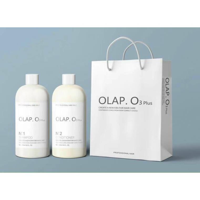 Cặp Dầu Gội Xả OLAP O3 PLUS  Collagen Phục Hồi Tóc Chuyên Sâu 800mlx2