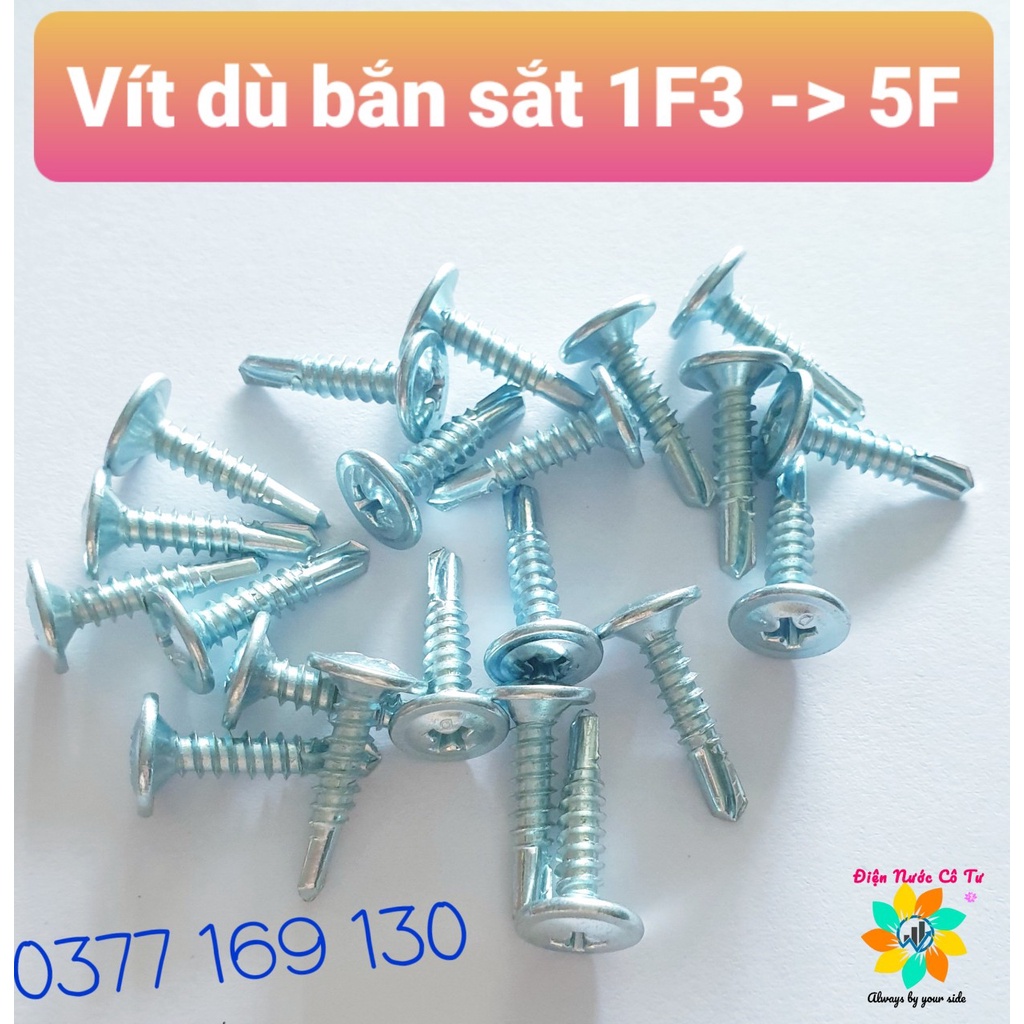 Vít đầu dù đuôi cá chuyên bắn sắt bắn tôn 100gram 10k (CHỈ BÁN VÍT LOẠI 1)