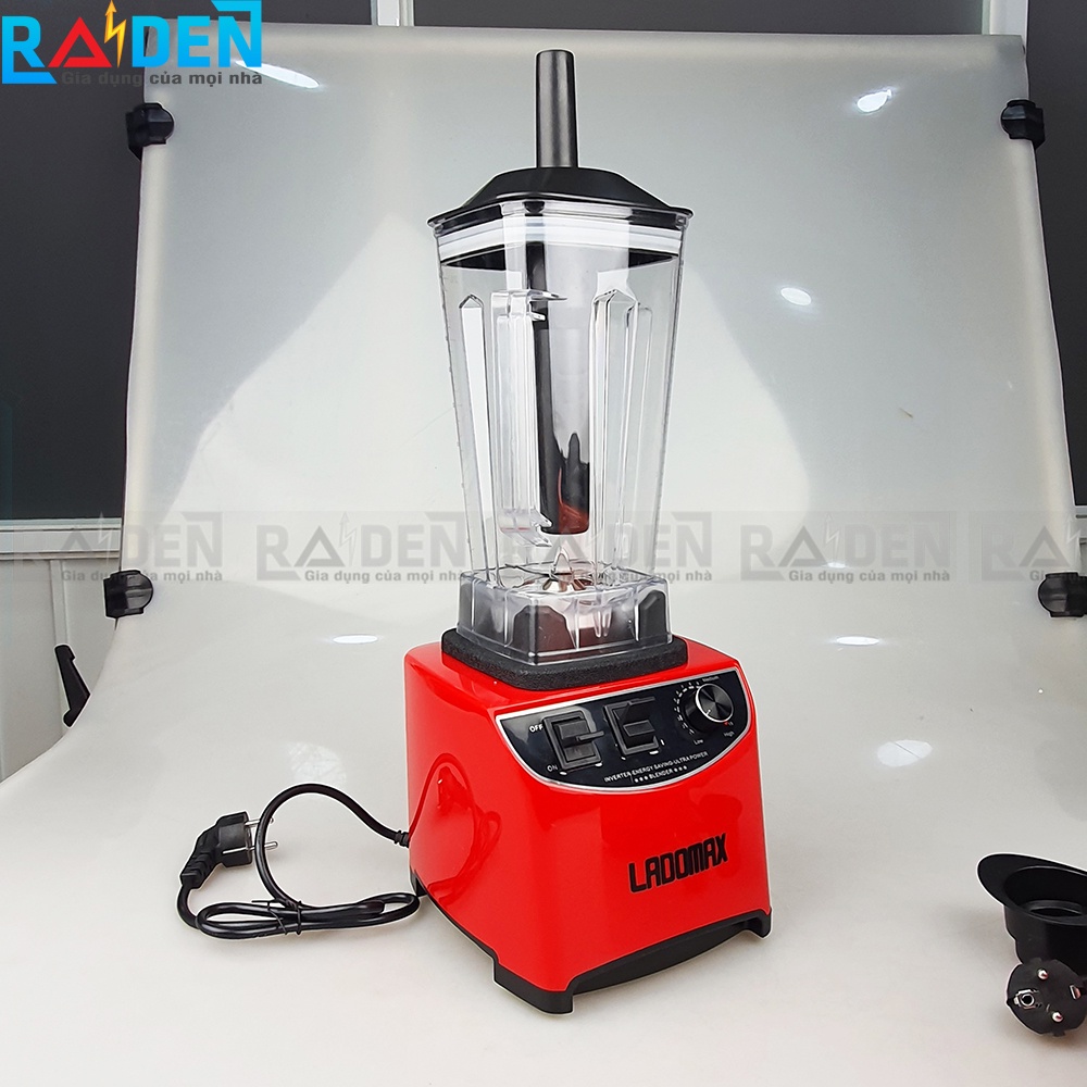 [HÀNG CHÍNH HÃNG] Máy xay sinh tố gia đình 2200W Ladomax HA-9840 cối nhựa 2L xay sữa hạt, đá, rau củ - Màu ngẫu nhiên