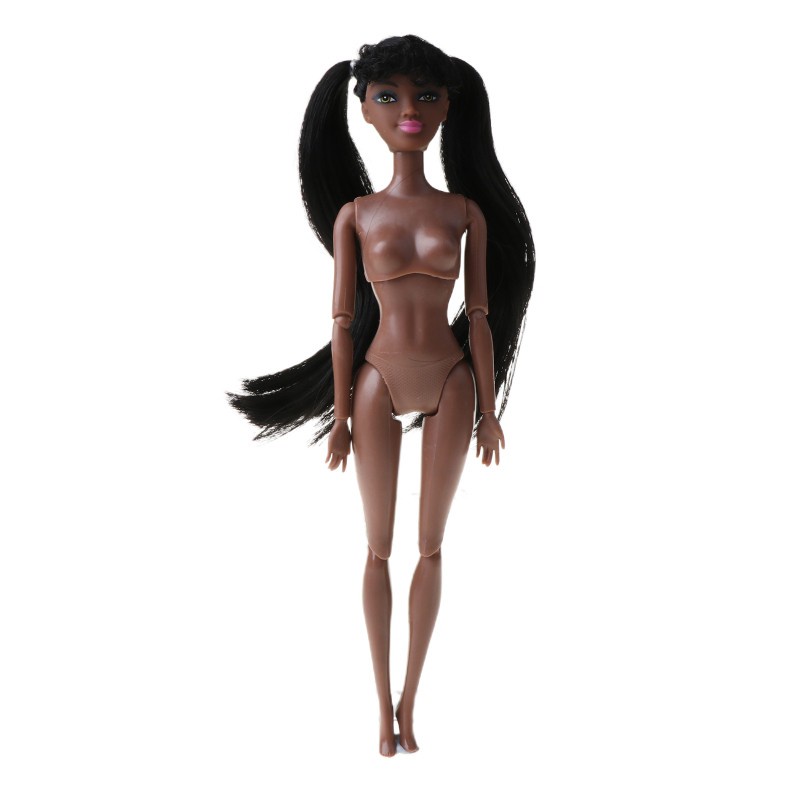 Mô hình búp bê cô gái Châu Phi có thể chuyển động các khớp làm quà tặng cho bé gái