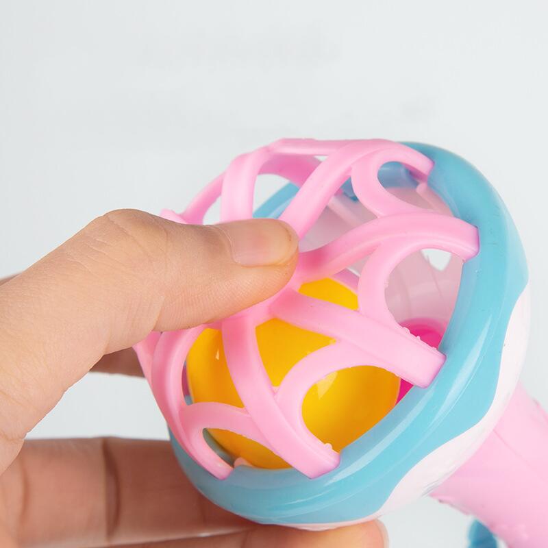 Xúc xắc gặm nướu Đồ chơi nhai cầm tay bằng cao su mềm cho bé Xúc xắc gặm nướu tiếng và cắn được cho bé sơ sinh bộ đồ chơi