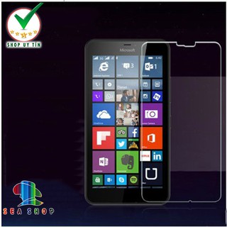[TẶNG KÈM MIẾNG LAU] Combo 2 kính cường lực Nokia Lumia 640 - Trong suốt - Cảm ứng mượt mà