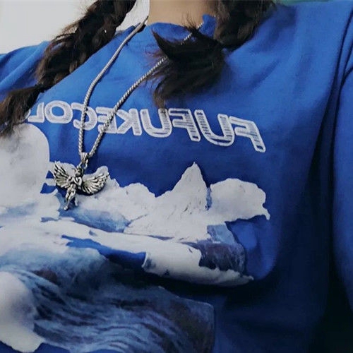 Dây chuyền mặt hình thiên thần phong cách hiphop cá tính