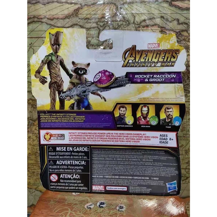 Nhân Vật Siêu Anh Hùng Marvel 6 Inches 
 Nhân Vật Groot Trong Phim Người Cây Cao Cấp