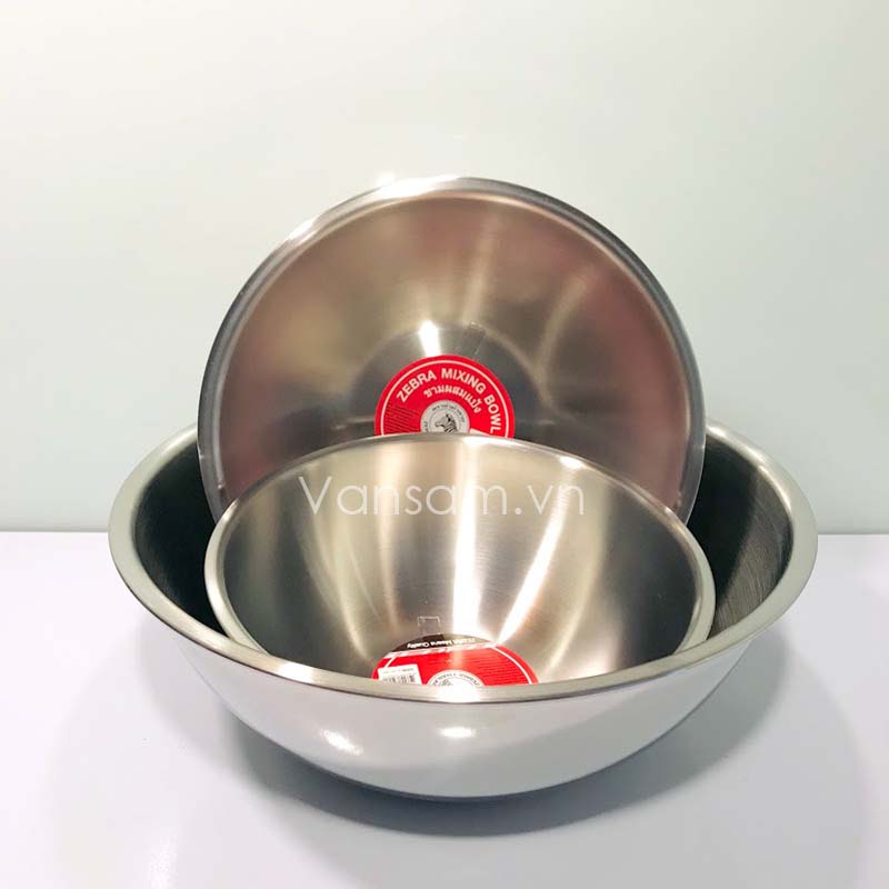 Bộ thau inox 304 ZEBRA - 135027 - 135024 - 135021 - 135018 - HÀNG CHÍNH HÃNG