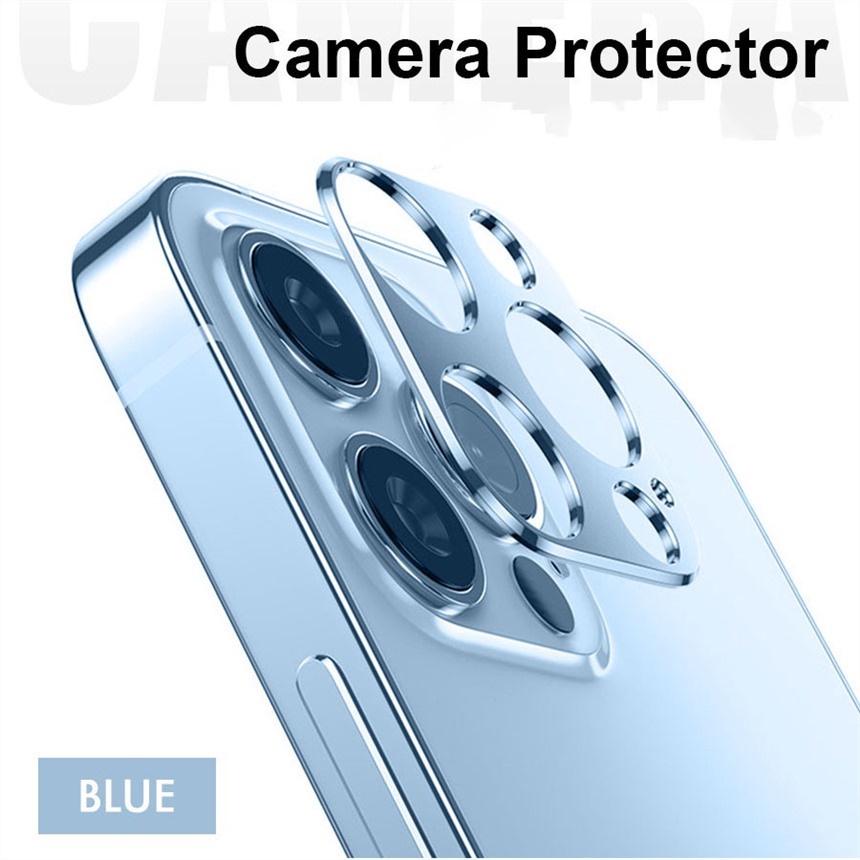 Miếng Dán Bảo Vệ Camera Sau Bằng Kim Loại Cho iPhone 14 Plus 13 Max 12 Mini 11 Pro Ốp