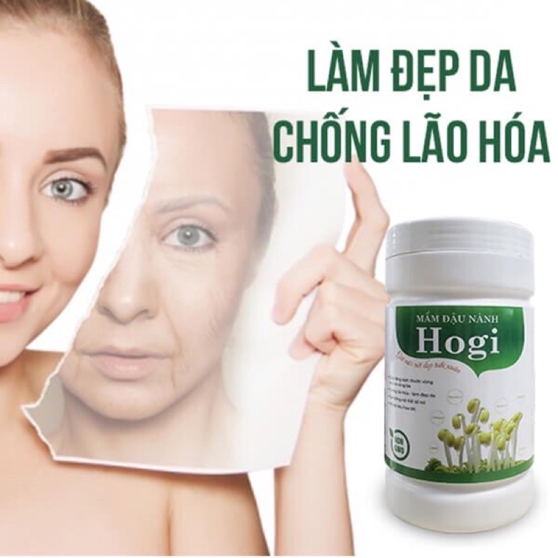 Bột mầm đậu nành Hogi nguyên chất bổ sung sữa dê, bột đậu nành hỗ trợ bổ sung nội tiết tố nữ