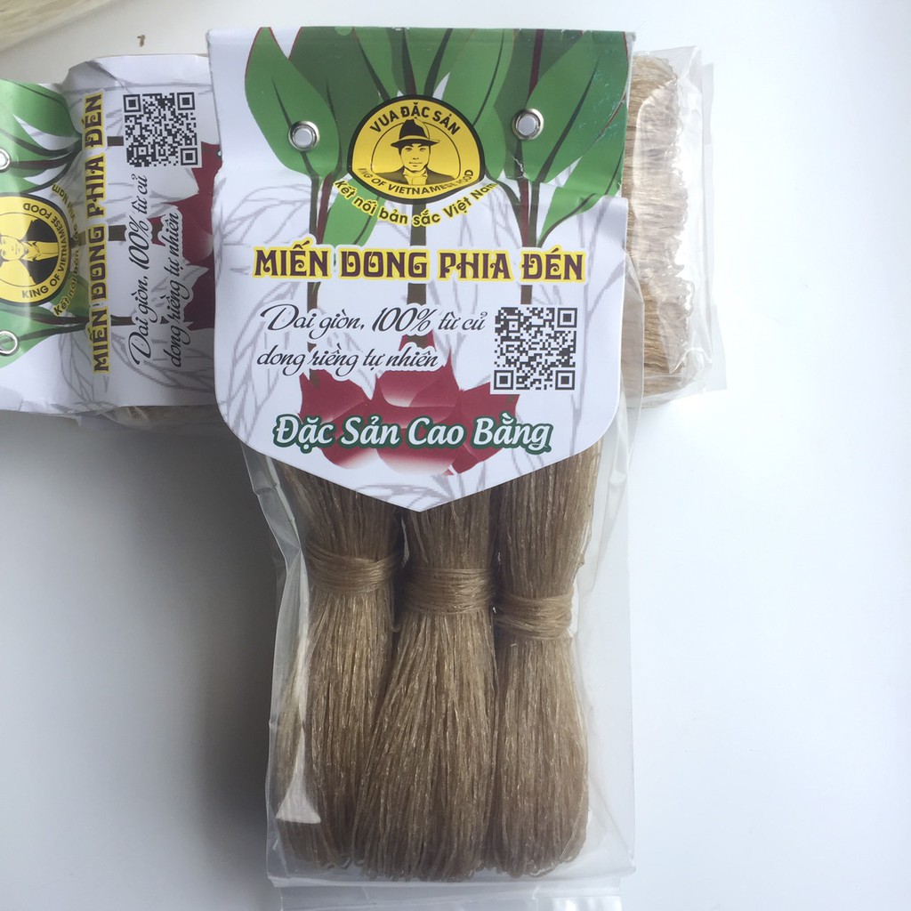 Miến dong phia đén /Đặc sản cao bằng / Gói 300G / Dai ngon làm từ củ dong riềng tự nhiên