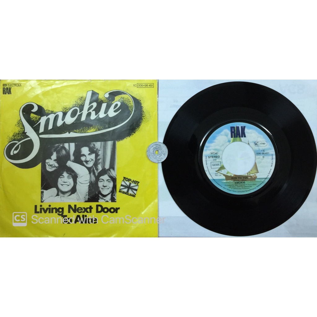 stereomate - Đĩa than - Single Vinyl - 7 inch 45RPM: Smokie - Living Next Doors To Alice