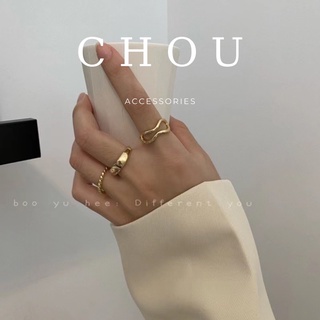 Set 3 Nhẫn Retro | CHOU ACCESSORIES |
