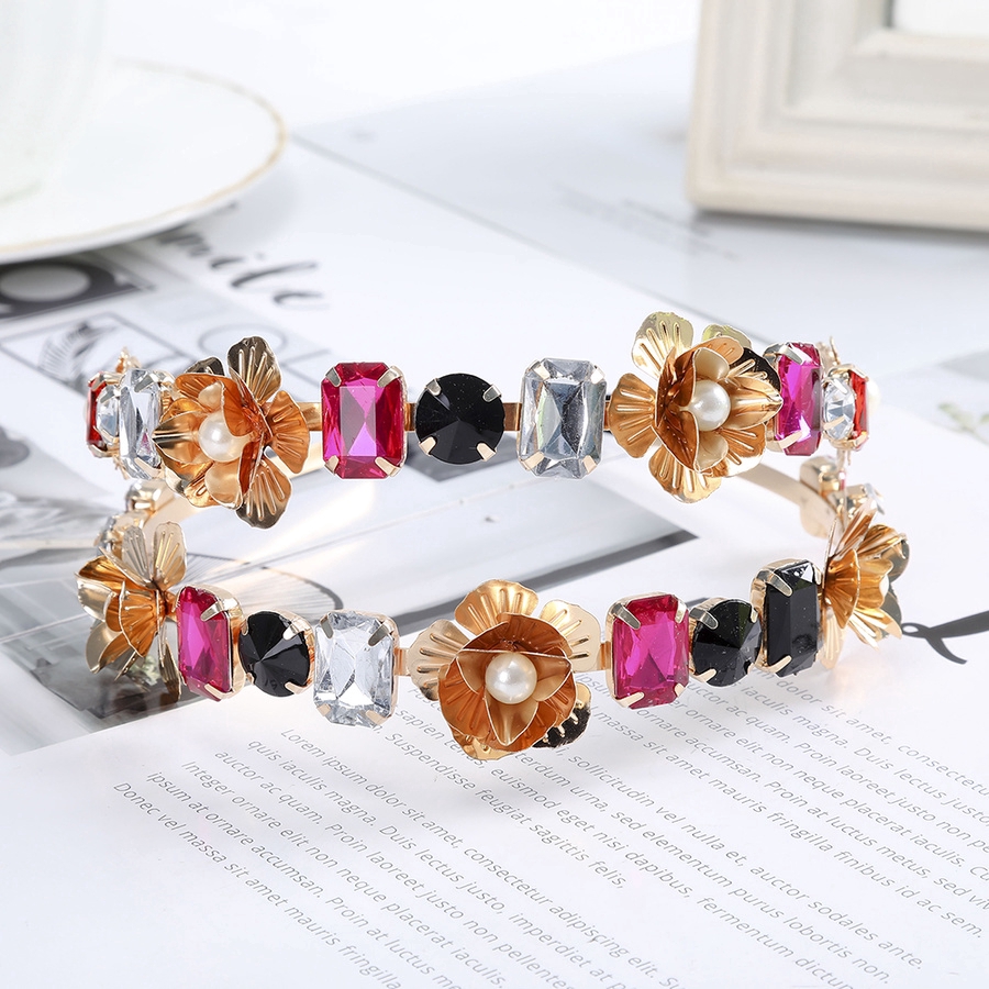 Băng Đô Kim Loại Đính Đá Xinh Xắn Cho Nữ