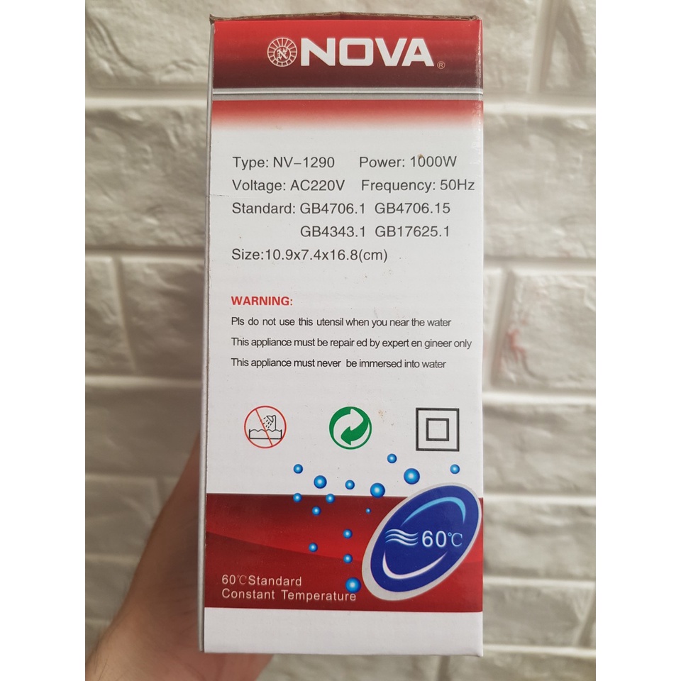 Máy sấy tóc mini Nova 850w