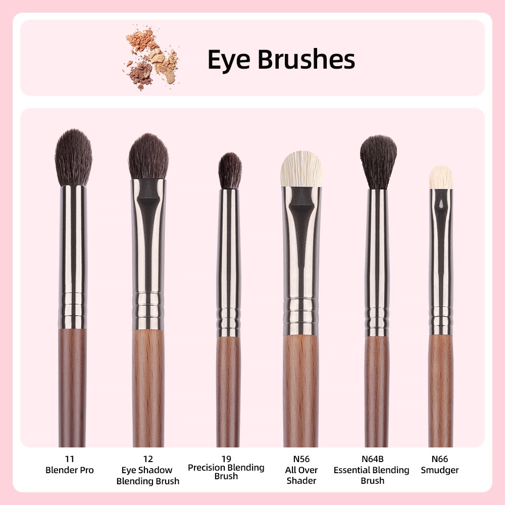 Bộ 6 cọ trang điểm mắt OVW chất lượng cao tiện dụng XQ111219N56N64bN66